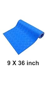 SKARUMMER Swimming Pool Ladder Mat - Protective Pool Ladder Pad Step Mat with Non-Slip Texture, Blue Medium Pool Step Mat, 36 inch X 9 inch