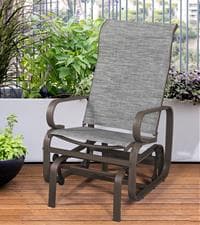 Yaheetech 26in Rocking Chair Outdoor Zero Gravity Folding Chairs Rocking Chairs Foldable Outdoor Reclining Lounge Chair for Outside Lawn with Cupholder/Pillow Ergonomic Design for Rest, Beige