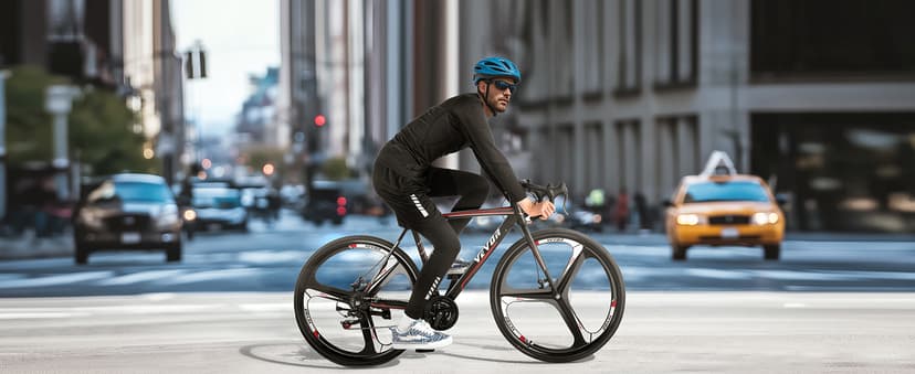 VEVOR Road Bike, 700C Wheels Racing Bike, Shimano Drivetrain City Commuter Road Bicycle, Urban Adult Sport Bicycle with Drop Bar, for Men and Women