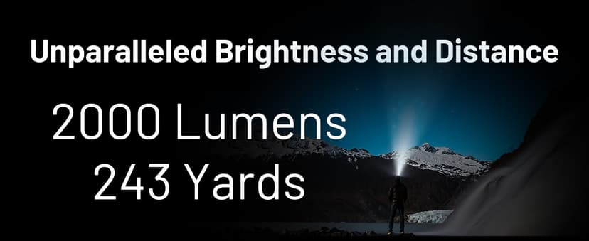 Nitecore HC65 UHE Headlamp, 2000 Lumen Max Heavy Duty Metal, USB-C Rechargeable with White, Red, and Reading Lights for Camping, Hiking, Hunting, and Industrial Works (Black)