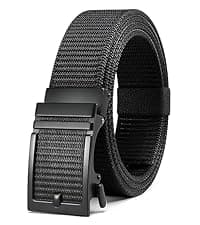 YOETEY Leather Gun Belt for Men - 1.5" Heavy Duty Belt for Work CCW