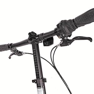 ZiZZO Campo 20 inch Folding Bike with 7-Speed, Adjustable Stem, Light Weight Frame