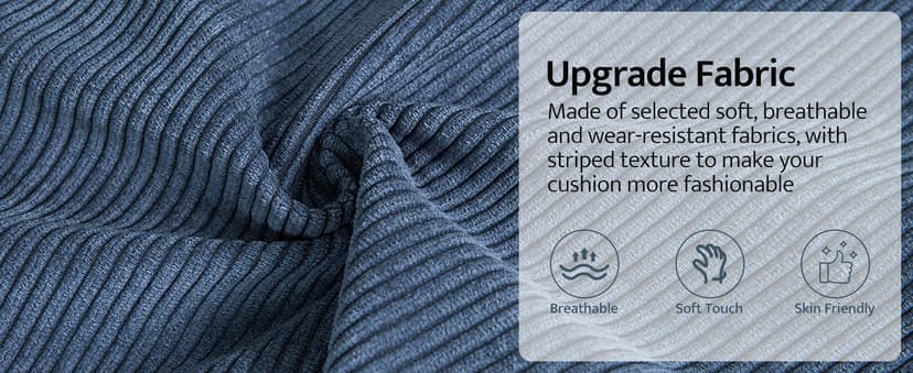 mudilun Adirondack Chair Cushions Non-Slip Indoor Rocking Chair Cushion with Straps Tufted Adirondack Chair Pads for Bedroom Living Room Porch Rocker