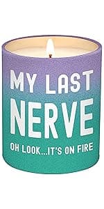 Birthday Gifts for Mom from Son - Mom Birthday Gifts from Son - Moms Gift Ideas from Son - Mother Gift, Funny mom Candle, 10 Oz Jar Lemongrass Scent