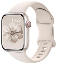 Sport Silicone Band Compatible with Apple Watch Bands 40mm 38mm 41mm 44mm 45mm 42mm 49mm Women Men,Soft Wristband Waterproof Replacement Sport Strap for iWatch Bands Series 9 8 7 6 5 4 3 2 1 SE Ultra