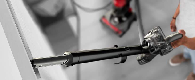 Hoover Rewind Pet Upright Bagless Vacuum Cleaner for Carpet and Hard Floors, Automatic Cord Rewind, Above Floor Cleaning Corded Vacuum Cleaners for Home Use, Gray