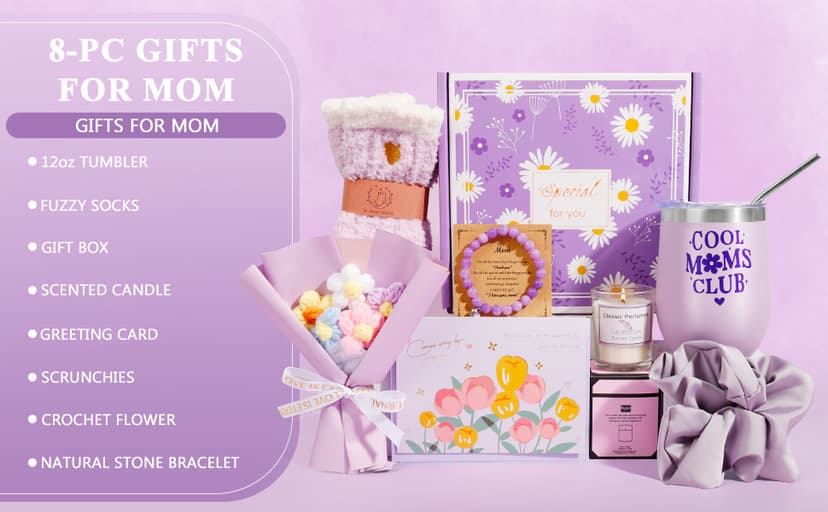 Christmas Valentines Mothers Day Ideas Gifts for Mom From Daughter, Son Who Have Everything Birthday Gifts for Mom, Christmas gift for Mom