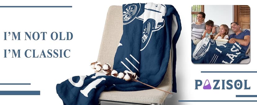 Gifts For Men, Funny Gifts For Men, Fathers Day Birthday Gift For Him, Best Older Man Gift Ideas, Unique Gag Present For Male Grandpa Dad Husband, Cool Fun Retired Gift For Man 60"X50" Blanket