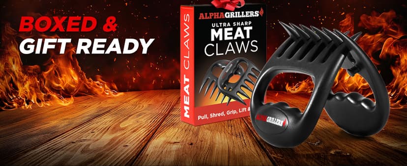 Alpha Grillers Meat Shredder Claws - Grilling Accessories Gifts for Men Dad Him Husband Son Boyfriend Birthday - BBQ Accessories Grill Puller for Cooking Shredding Barbecue Smoker Pulled Pork Chicken