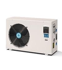 14000BTU Above Ground Pool Heater, Electric Swimming Pool Heat Pumps for Pools up to 4000 gallons, Fits 9/11/15 Foot Pool and Spas, 120V/60Hz, PLC50
