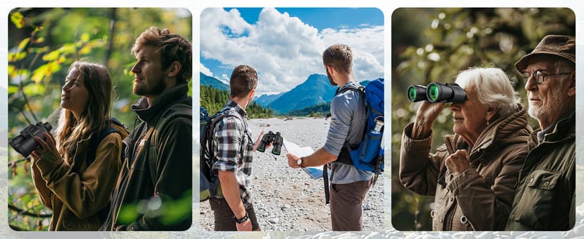 20x52 Binoculars for Adults High Powered - HD Large View Binoculars with Low Light Vision - Professional Binocular for Bird Watching Hunting Travel Cruise Outdoor Sports - Gifts for Women