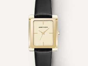 Anne Klein Women's Premium Crystal Accented Bangle Watch Set, AK/2245