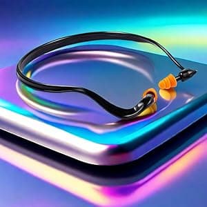 Banded Earplugs for Shooting 29dB NRR - Noise Cancelling Reusable Silicone Ear Plugs for Sleeping, Concerts, Work & Sports - Lightweight 3-Pack (Orange/Blue/Black)