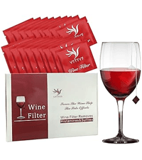 18 Pack Wine Filters, Wine Purifier To Remove Sulfite And Histamine, Wine Lover Accessories Valentine's Day Party Gifts for Men Women Him Mother Father