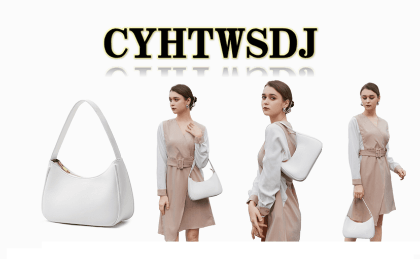 Shoulder Bags for Women, Cute Hobo Tote Handbag Mini Clutch Purse with Zipper Closure