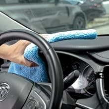 CARCAREZ Microfiber Towels for Cars, Car Drying Wash Detailing Buffing Polishing Towel with Plush Edgeless Microfiber Cloth, 450 GSM 16x16 in. Pack of 6