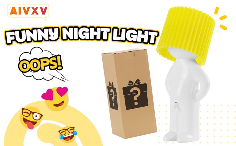 White Elephant Gifts for Adults,Bedside Night Light,Birthday Christmas Gifts for Men Women Boyfriend Girlfriend Husband Wife,Mens Gifts,Valentines Day Gifts for Him Her,Anniversary Funny Gag Gifts