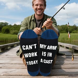 Gifts for Fishermen Fishing Lovers Gifts for Men Cool Fisherman Stuff for Mens Unique Fishing Accessories for Men with Keychain Mug Hat Socks B0FWJFQ3HG