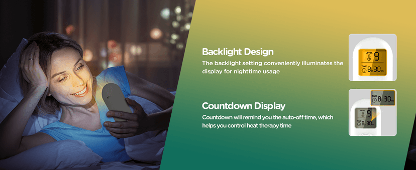 Comfytemp Heating Pad for Neck and Shoulders and Back, 2.6lb Weighted Electric Heat Pad for Pain Relief, Large FSA Eligible Heated Wrap, 9 Heat Settings, 11 Auto-Off, Gifts for Women Men Mom Dad