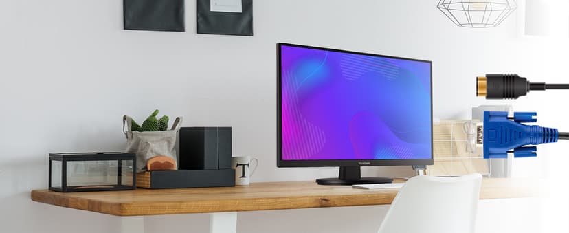 ViewSonic VS2247-MH 22 Inch 1080p Monitor, 100Hz Refresh Rate for Smooth Home and Office Viewing, Eye Care Technology, Thin Bezels, HDMI, and VGA Inputs