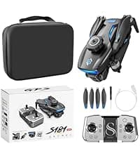 ikaufen E99 Drone Single camera,No Screen Control Camera for Adults RC Drone With 480P Dual Camera WiFi FPV Foldable Quadcopter Aircraft +1 Battery (E99 No Screen Control Black)