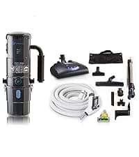 Prolux Professional Shop Blue Wall Mounted Garage Vac, Wet Dry Pick Up