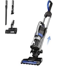 Eureka Upright Vacuum Cleaner for Carpet and Hard Floor,Powerful Vacuum with Dual Cyclone Suction,Swivel Steering,Anti-Tangle,Large Dust Cup,NEU612BL, Blue