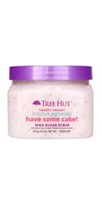 Tree Hut Exfoliating Shea Sugar Scrub Birthday Cake, 18 oz