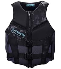 HyperLite Men's Elite Life Jacket - US Coast Guard Approved Level 70 Buoyancy Aid, Great for Any Water Sports Activity Including Boating, Paddle & Swimming