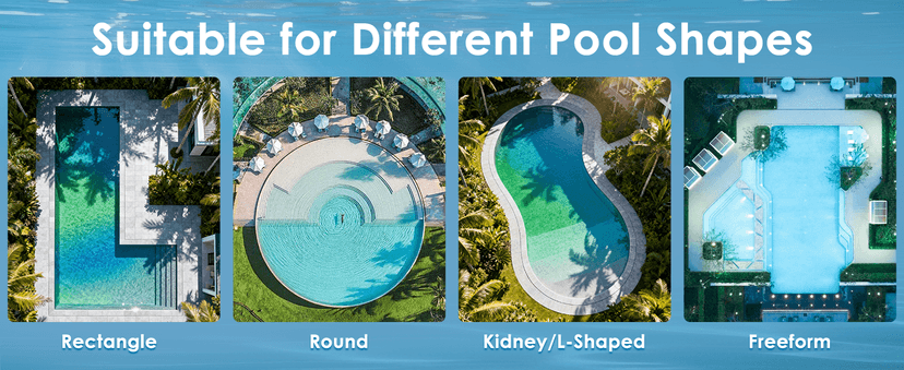 Cordless Robotic Pool Cleaner, Wall Climbing, Lightweight, Extended Battery Life, 8L Large Capacity, Advanced Dual-Motor, X1 Auto Pool Vacuum for Inground & Above Ground Pools Up to 1100 Sq.Ft, Blue