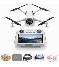 DJI Mini 4K, Drone with 4K UHD Camera for Adults, Under 249 g, 3-Axis Gimbal Stabilization, 10km Video Transmission, Auto Return, Wind Resistance, 1 Battery for 31-Min Max Flight Time