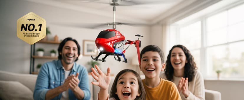 SYMA S107H-E RC Helicopter for Kids 8-12 and Beginners, Remote Control Helicopter with Altitude Hold, 2 Speed Modes, Whole Alloy Toy for Boys Girls Indoor Gift