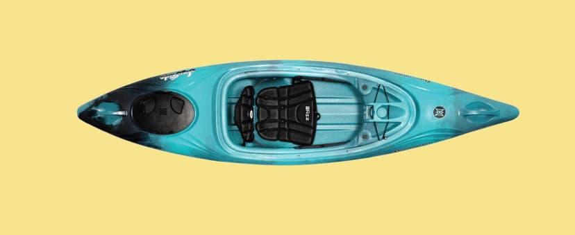 Perception Joyride - Sit Inside Kayak for Adults and Kids - Recreational and Multi-Water Kayak with Selfie Slot