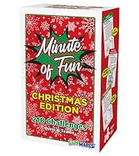 Funwares Minute of Fun Game - Minute to Win It Games for Kids, Adults, Teens, Families, Game Night, Gift for Home, Birthdays, or Travel. 2-12 Players! Original - 237 Challenges