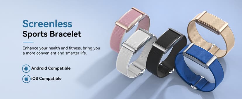 Smart Bracelet for Men Women,Health Activity Fitness Trackers with Continuous Heart Rate Monitor, 24/7 Sleep Tracking, 120+ Sport Modes, 30-Day Battery Life,Includes 2 Replacement Bands(Black)