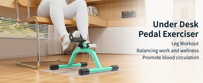 Pedal Exercise mini Exercise Bike for Leg and Arm Recovery Exercise Lightweight and Portable Floor Bike