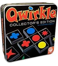 Qwirkle Board Game - Strategy Game for 2-4 Players Ages 6+ - Deluxe with Trays