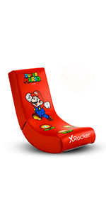 X Rocker Video Gaming Floor Rocker Chair, Built-in Audio, College Dorm Essentials for Guys and Girls, Bedroom, Foldable, Gifts for Gamers