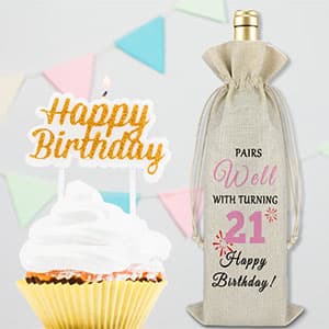 Thank You Gift for Mother Women Wine Bag Wine Gift Bag Mother's Day Appreciation Gift for Mom To Be New Mommy Birthday Thanksgiving Christmas Gift for Her Godmother Mother in Law Burlap Wine Wrap Bag