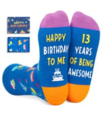 HAPPYPOP Official Teenager Girl Birthday Gifts - 13 Year Old Teen Girls Sock Gifts
