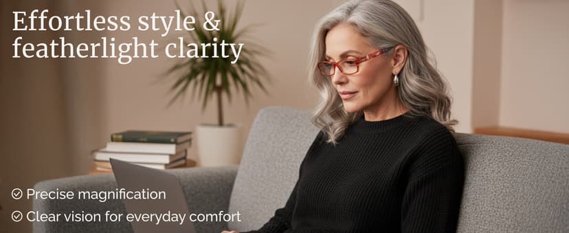 Gaoye 2.0 Reading Glasses for Women, 6 Pack Fashion Readers, Spring Hinge Eye Glasses, Blue Light Reading Glasses