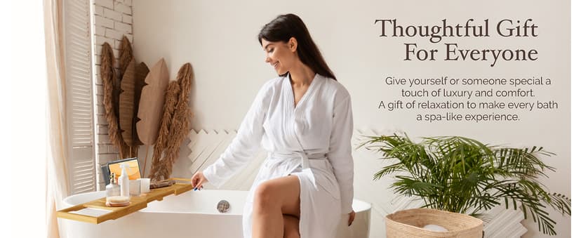 Bathtub Tray - Expandable Bamboo Bath Tray for Tub with Wine Glass Holder, Book & Tablet Stand - Wooden Bathtub Caddy Tray Table for Bathroom Accessories, Spa Relaxation, Housewarming & Wedding Gift