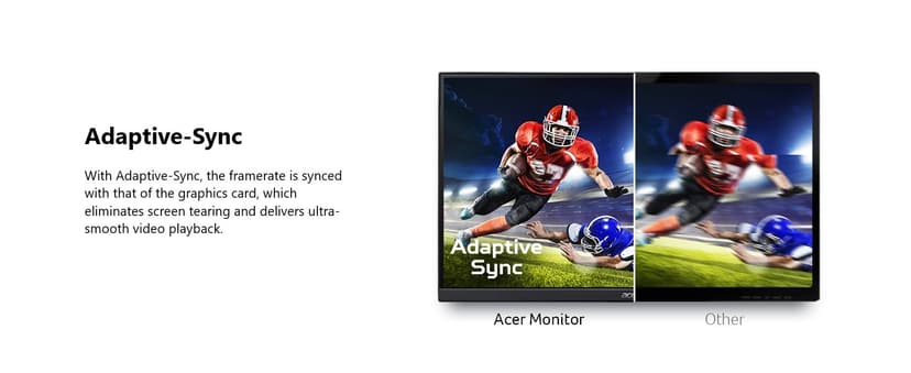 acer KB220Q H2bi 21.5" Full HD (1920 x 1080) Zero-Frame Home Office Monitor | Adaptive-Sync Support (FreeSync Compatible) | Up to 100Hz Refresh | 1ms (VRB) | sRGB 99% | Tilt | HDMI & VGA Ports