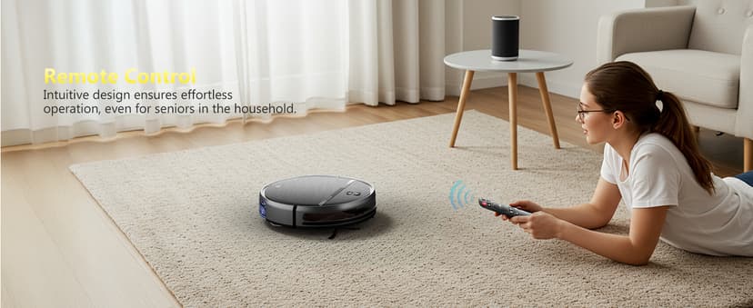 XIEBro Life Robot Vacuum and Mop Combo, Vaccum Robot 2 in 1 with WiFi/App/Voice, Schedule, Water Tank and Dustbin, Self-Charging, Slim, Ideal for Hard Floor, Pet Hair, Carpet