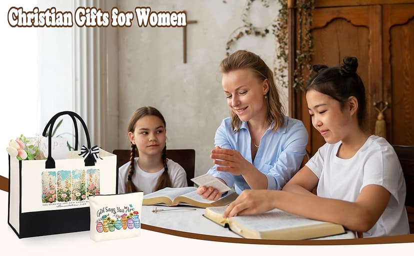 Christian Gifts for Women, Religious Faith Based Present, Best Friend Sister Mom Birthday Friendship Gifts for Women, Christmas Mothers Day Easter Thanksgiving Ideas Present