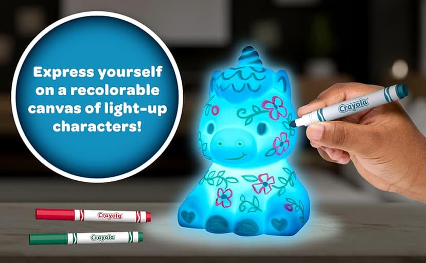 Crayola Light-Ups - Ghost, Reusable Coloring Toy & Craft Kit, Light Up Ghost, Cute Halloween Decor & Night Light for Kids, Halloween Toy, Ages 4+