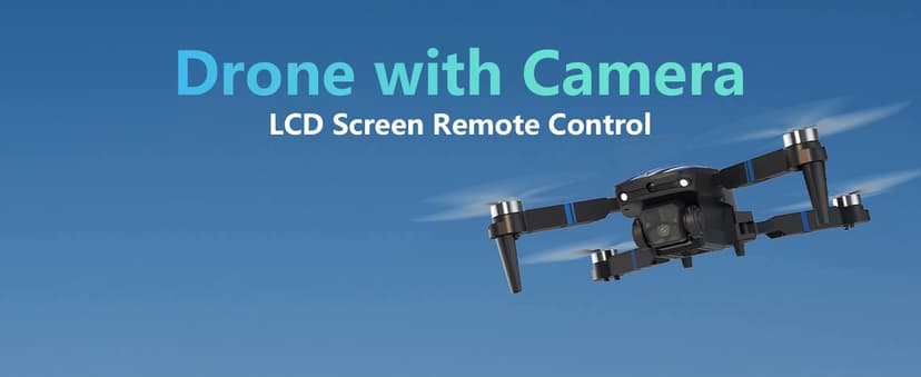 Drone with Camera for Adults LCD Screen FPV Live Video, Professional Brushless Motor 270° Obstacle Avoidance 3D Flips, Foldable RC Mini Quadcopter for Beginners Support 32G SD Card Max Under 250G Gift