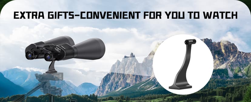 15-35x70 Binoculars for Adults High Powered, 35x HD Zoom for Stargazing & Bird Watching, Waterproof Binocular with Tripod Adapter, Ideal Essentials for Cruise Ship, Travel, Camping, Outdoor, Hunting