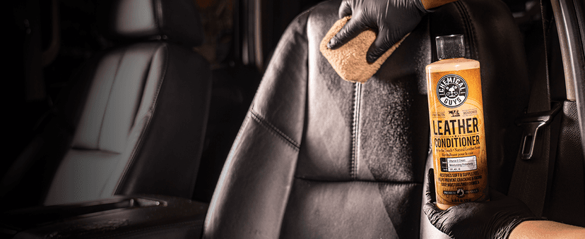 Chemical Guys Leather Cleaner and Conditioner Kit - 2 Bottles (4 oz Each), Car Cleaner and Conditioner, Safely Cleans & Conditions Leather Car Interiors, Furniture, Shoes, Boots, Bags, Apparel & More