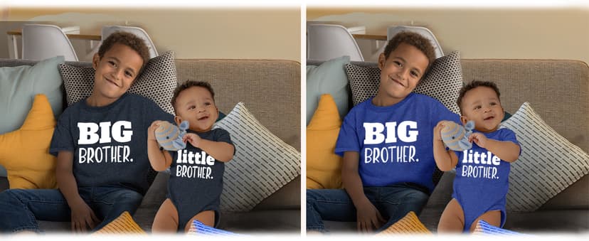 Big Brother Little Brother Shirts Matching Outfits Sibling Gifts Baby Set